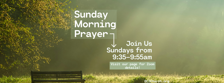 Sunday Morning Prayer Website Banner